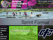 Tablet Screenshot of nationalwatersportsfestival.com